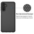 thumbnail image 4 of Ebizware for Samsung Galaxy A13 5G Case, Dual Layer Protective Heavy Duty Shockproof Cell Phone Cover with Anti-Slip Textured Back - Military Protection Bumper - (Black), 4 of 8