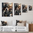 thumbnail image 4 of Designart Beagle Gangster In NYC III Canvas Wall Art, 4 of 5