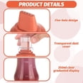 thumbnail image 3 of Juego de 3 Botella Del Apretón De La Salsa De 5 Agujeros, Botellas Exprimibles para Salsas y Condimentos, con Tapa a Prueba de Fugas y Línea de Escala, Sauce Squeeze Bottle, 3 of 4