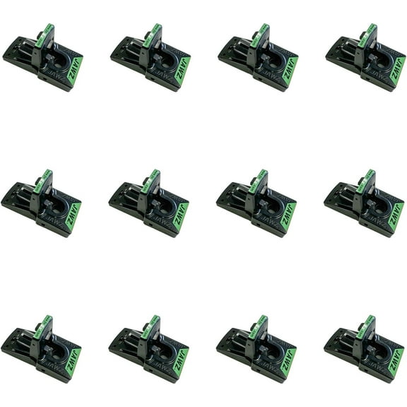 409 Jawz Indoor Plastic Mouse Trap for Solid or Liquid Bait, Instant Kill Mouse Traps, No-Touch Disposal with Trap Set Indicator 12-Pack