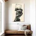 thumbnail image 2 of Elephant Stock Whiskey In Hand Wall Art - Vertical Canvas Wall Art - Dining Room Wall Decor - Food And Drink Canvas - Black And Yellow Decor - 30" x 45", 2 of 4
