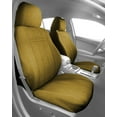 thumbnail image 2 of CalTrend Front Sport Buckets Tweed Seat Covers for 1974-1980 Porsche 911 - PR108-12TA Yellow Insert and Trim, 2 of 3