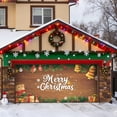 thumbnail image 4 of Garage Banner Holiday Decorations Festive Decoration Polyester Material Weather Resistant Easy Installation Eye Catching Design for Seasonal Celebrations Family Gatherings Outdoor Indoor, 4 of 5