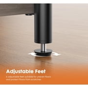 3-Tier End Table, Side Table with Open Shelves, Bedside Table for LivingRoom Bedroom Bathroom, Easy Assembly, Gray