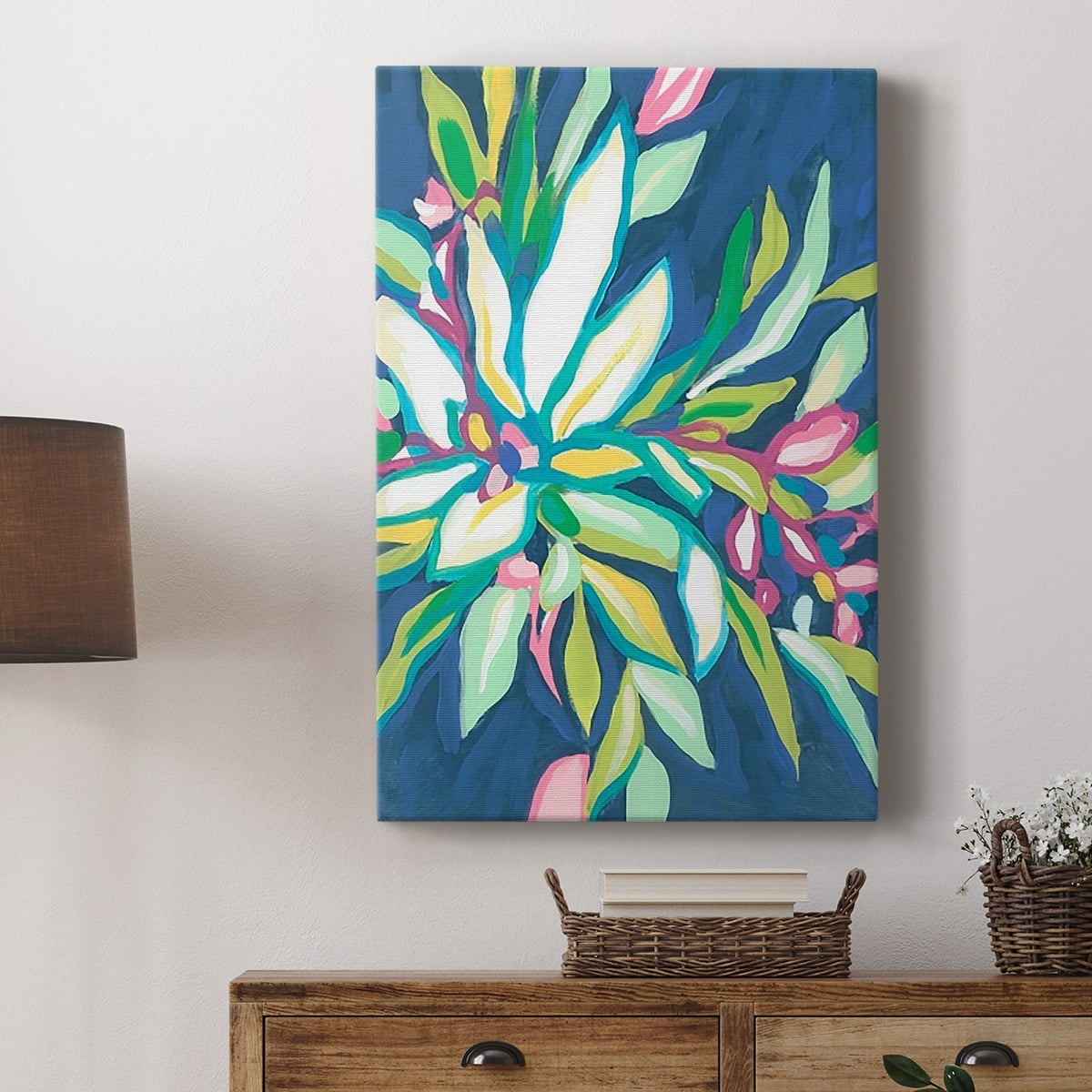 Blue Tropics I Premium Gallery Wrapped Canvas - Ready to Hang