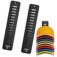 thumbnail image 1 of Perchero para Pared, 2 Piezas Organizador de Sombreros Gorras de Béisbol Hat Organizer, Capacidad 16 Gorras, Colgador de Gorras para Puerta Colgar Gorras Almacenamiento (Negro), 1 of 4