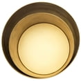 thumbnail image 5 of MyGift Set-of-2 Modern Cylindrical Brushed Brass Plated Pots, Cylindrical Metal Vase, 5 and 6 Inch, 5 of 7