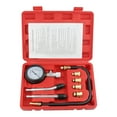 thumbnail image 2 of Petrol Engine Compression Tester Kit For Cars Motorbikes & Mowers W/ 3" Scale Gauge Rubber & Adapters Storage Case, 2 of 7