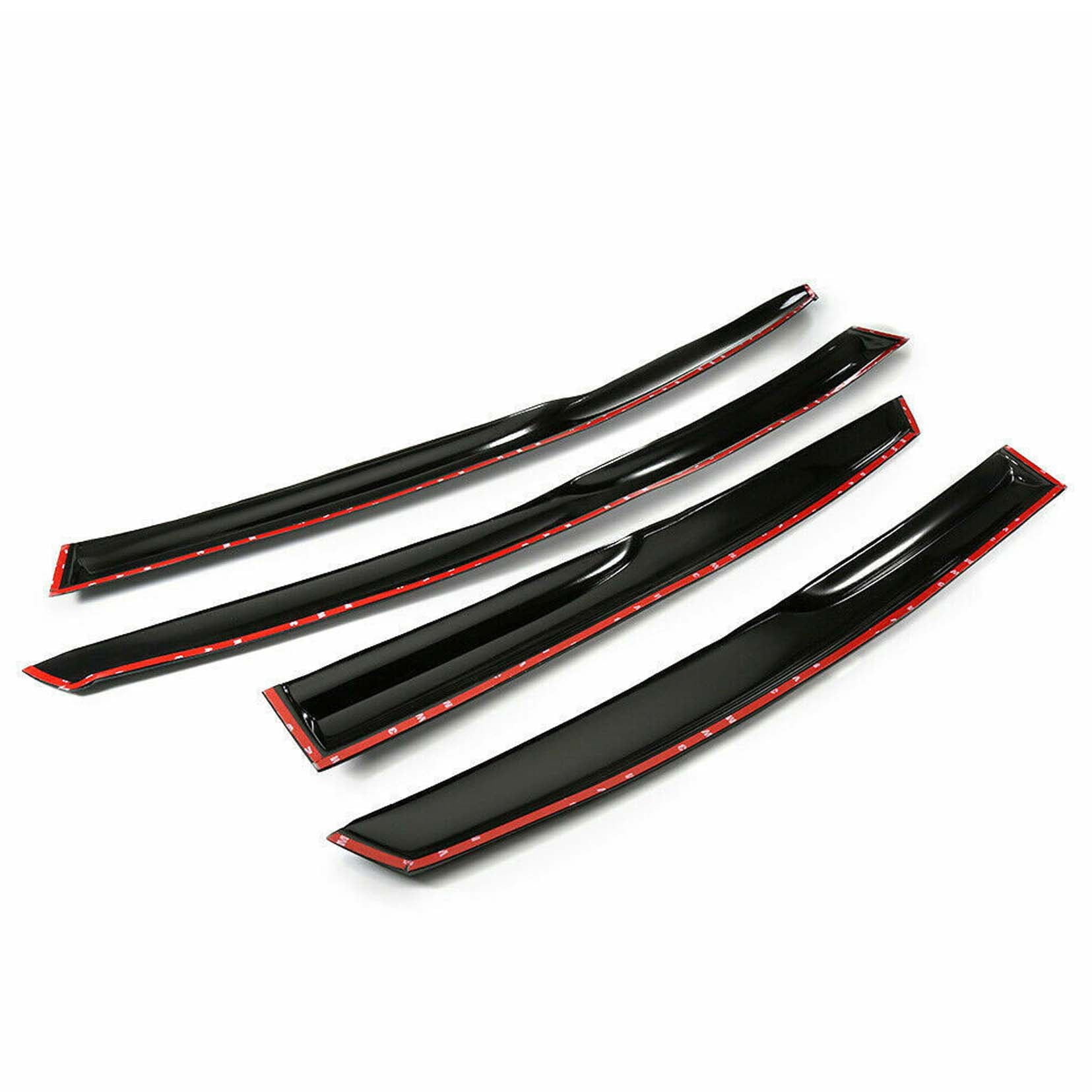 Genrics 4pcs ABS Smoke Tint Window Visor Rain/Sun Vent Shade For 2013-2018 Nissan Altima