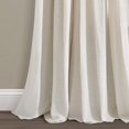 thumbnail image 4 of ZMLEVE Linen Button Window Curtain Single Panel, 95"L x 40"W, Off White, 4 of 7