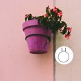 thumbnail image 3 of MIANGASTORE 2 Pcs Plant Frame Hanging Flower Pot Bracket Flower Pot Holder Ring, 3 of 9