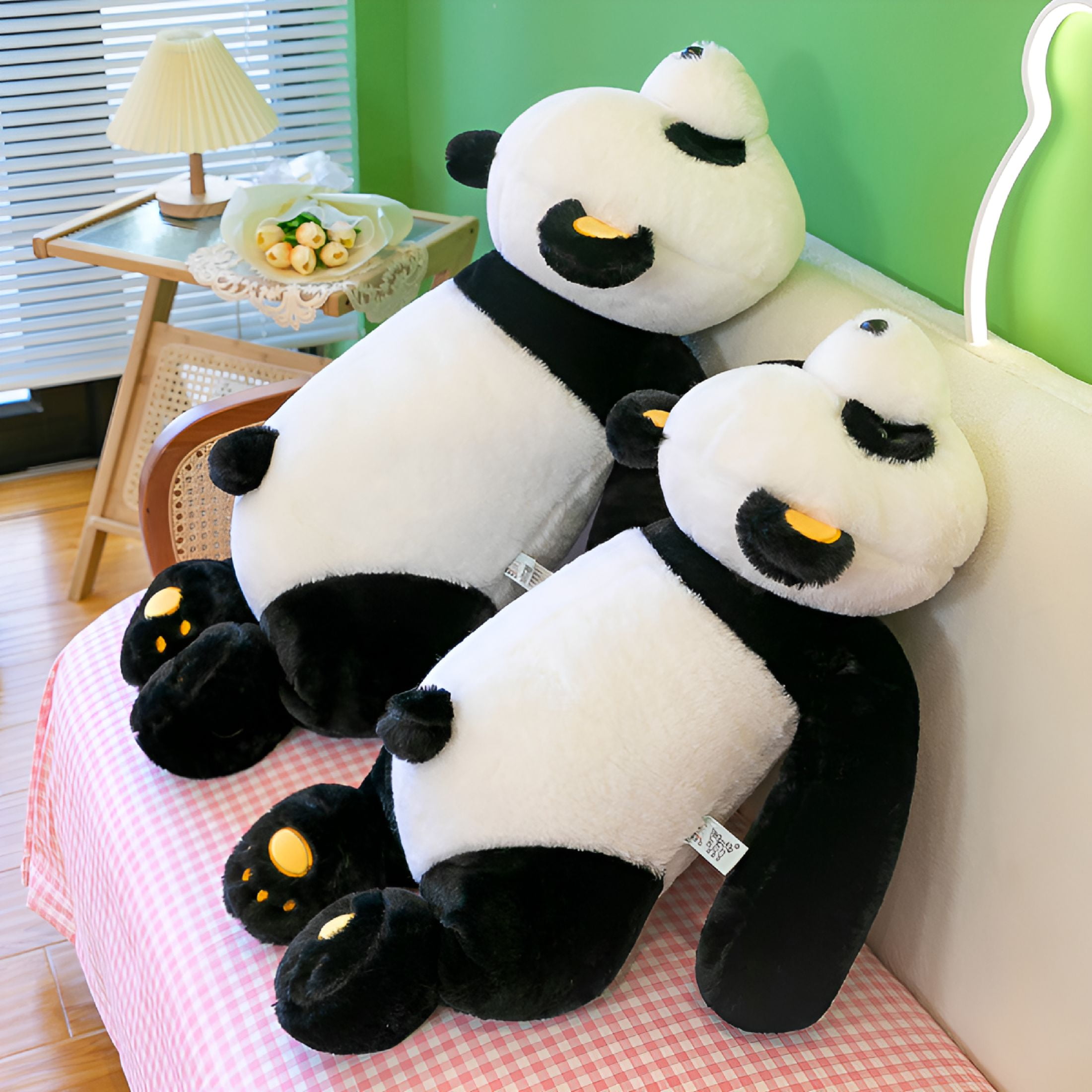BESTSKY 1.7lbs Weighted Stuffed Animals Panda - 23.6"