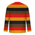thumbnail image 3 of LIaqionyy Men's Striped Shirts Crewneck Casual Long Sleeve Basic T Shirt Color Block Tee Work Blouse Tops, 3 of 5