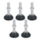 thumbnail image 4 of 5 uds pie nivelador de piernas Cola almohadilla de pie de nivelación ajustable para muebles M8x80 D50, 4 of 6