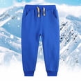thumbnail image 2 of Kids' Solid Color Tracksuit Pants With Bunched Feet Mid Sized Hoodie Pants, 2 of 4