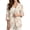 Beige and Pink - Rose, variant on Sunflower Butterfly Print Blazers for Women Business Casual Blazer Jacket 3/4 Sleeve Linen-Style Suit Jacket for Work Office Vacation, 3XL