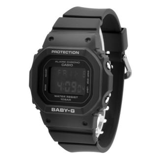 Casio Women's Baby-G Black Dial Digital Watch with Water Resistant
