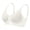White, variant on Wireless Bras for Women Full Coverage Lace Bras Supportive Comfy Breathable Everyday Wear Push up Bras