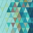 thumbnail image 1 of Ahgly Tapis d'Intérieur Lavable en Machine Carré Vert Mer Profonde, 4 Pieds Carré, 1 of 7