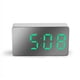 thumbnail image 1 of LED reloj digital USB recargable tabletop fecha temperatura pantalla alarma decoraciones electrónicas relojes sala de estar verde Methold  HA028605-03B, 1 of 7