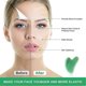 thumbnail image 4 of JM Herramienta de raspado facial, tabla de raspado de jade natural, para tratamiento de acupuntura de spa, cuidado del punto de activación, herramienta de masaje de raspado Electrónica, 4 of 4