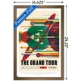 thumbnail image 3 of NASA - The Grand Tour Wall Poster, 14.725" x 22.375" Framed, 3 of 6