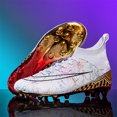 thumbnail image 3 of Botas de fútbol profesionales antideslizantes para hombre, zapatos de fútbol antideslizantes para exteriores, calzado deportivo para entrenamiento de hierba de alta calidad, 3 of 5