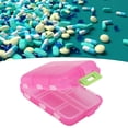 thumbnail image 1 of Travel Pill Organizer, 10 Compartments Pill Case Compact And Portable Pill Box Dispenser For Purse Vitamin Fish Oil Compartments Container Medicine Box, 1 of 8
