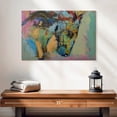 thumbnail image 2 of Elephant Stock Painterly Horse Wall Art - Horizontal Canvas Wall Art - Living Room Wall Decor - Animal Canvas - Pink And Orange Decor By Michael Creese - 24" x 16", 2 of 8
