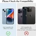 thumbnail image 2 of Dteck Compatible with Magsafe for iPhone 14, Slim Crystal Clear Electroplated Plating Cover Camera Lens Protector, Magnetic Shockproof Phone Case, Darkgreen, 2 of 9