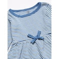 thumbnail image 2 of Touched by Nature Baby and Toddler Girl Organic Cotton Long-Sleeve Dresses 2pk, Garden Floral, 2 Toddler, 2 of 6