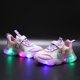 thumbnail image 1 of Zapatos luminosos led de dibujos animados de disney, zapatillas de cuero elsa, zapatillas deportivas de malla, nuevos zapatos informales para niños, 26 plantillas de 16cm Gao Jinjia LED, 1 of 2