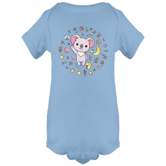 Cute Kawaii Koala Waving Paw Bodysuit Infant -Image by Shutterstock, Newborn