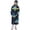 Navy, variant on Hooded Bathrobe for Kids, Childrens Fleece Robe, Soft Plush Sleepwear for Girls Boys, Cozy Lounge Robe for Home, Travel, Holiday