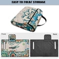 thumbnail image 5 of Yuyamidu Dragonfly Golf Cart Seat Covers for 2 Seats Boho Flowers Golf Cart Seat Towel Blanket with 4 Front Pockets Soft Comfortable and Protect Your Golf Carts, 5 of 8