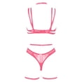 thumbnail image 2 of Gibobby Ropa sexy de mujer para sexo Lencería sexy para mujer, conjunto de camisón de malla, camisón sexy para el hogar, lencería para mujer(Rosa caliente, M), 2 of 4