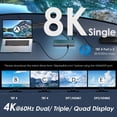 thumbnail image 4 of Estación de acoplamiento WAVLINK Thunderbolt 4 con carga de 100 W, 8 K, 4 of 9