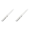 thumbnail image 4 of Qarigey Nail File Stainless Steel Double Sided Tool Polishing Buffer Scrub Care Art Manicure Professional Manual Reusable Tipo 1 11.7 cm 2piezas, 4 of 6