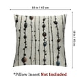 thumbnail image 4 of BANET  Throw Pillow Covers, Black and Cream White, Set of 2 Modern Farmhouse Accent Home Decor, Neutral Woven Decorative Pillow Covers for Couch/Bed 22x22in, 4 of 7