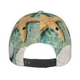 thumbnail image 6 of Daiia Starfish And Seashell print Baseball Cap Men Women Golf Dad Hat Adjustable Original Classic Low Profile Hat Unconstructed Plain Cap, 6 of 9