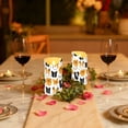 thumbnail image 6 of Cute Cartoon Dog Pattern Flameless Candles 2 PCS with Remote Realistic Moving Flame LED Tapered Pillar Set for Home Decor, 6 of 7