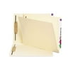 Smead Shelf-Master End Tab Fastener Folders Letter - 8 1/2" x 11" Sheet Size - 3/4" Expansion - 2 x 2B Fastener(s) - Straight Tab Cut - 11 pt. Folder Thickness - Manila - Manila - 1.70 oz - Recycled -