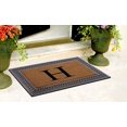 thumbnail image 5 of A1HC First Impression Rubber and Coir, Brown/Beige 24" X 39" Heavy Duty Outdoor Monogrammed Doormat, 5 of 9