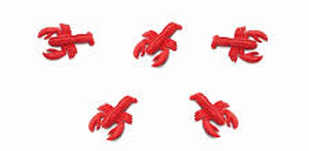 Safari Ltd Good Luck Minis Red Lobsters Set of 10 Party Favor Toys 