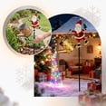 thumbnail image 7 of Yeciiwht Santa Claus Solar Watering Can Light – 32.7in Colorful Garden Stake Decoration Kettle Light, Outdoor Christmas Yard Lawn Light for Holiday Decor, 7 of 7