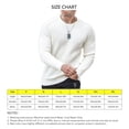 thumbnail image 2 of Suéter, Suéter Color Claro Casual Color Sólido Para Ir De Compras ANGGREK Blanco S, 2 of 5