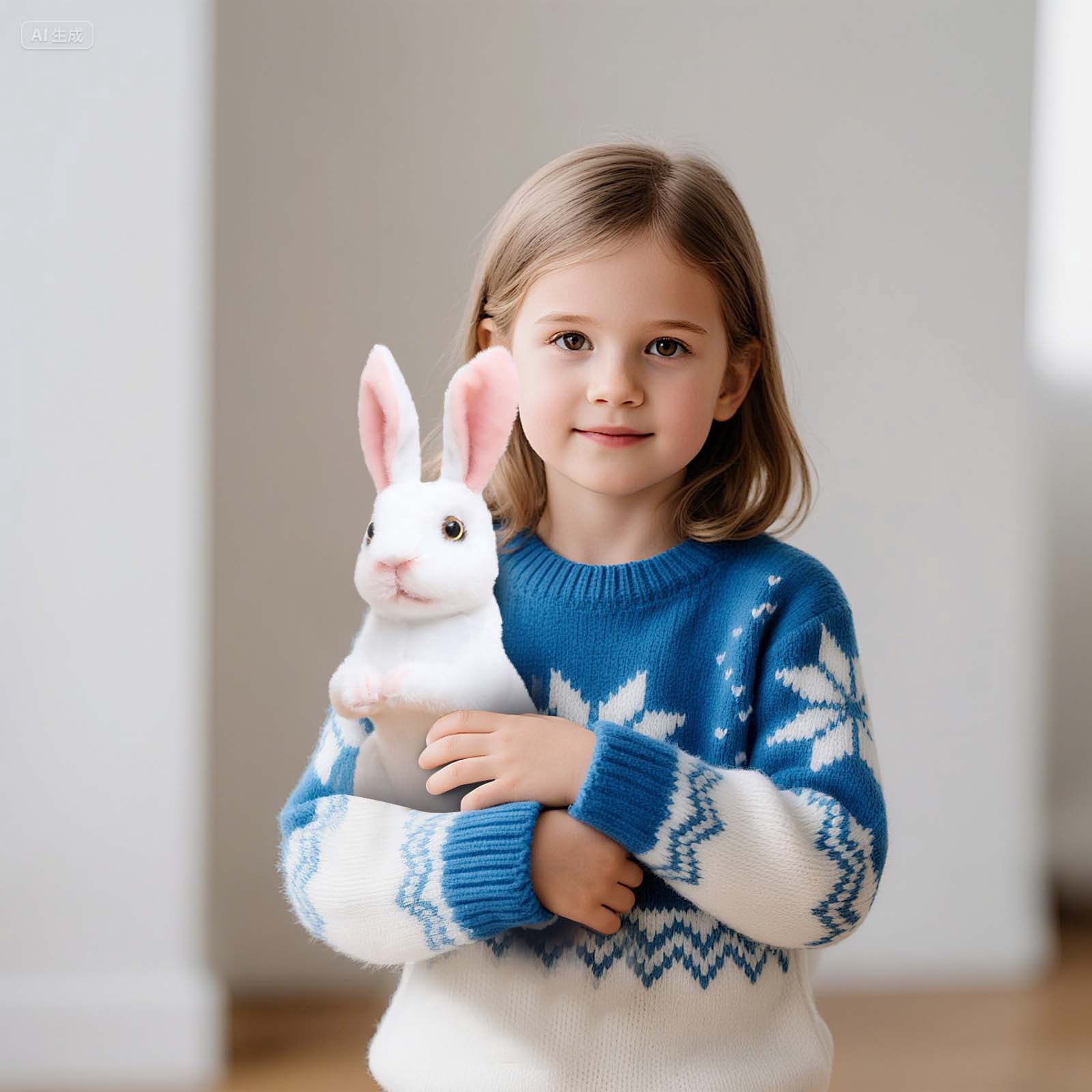 CHELIASD Realistic Stuffed Bunny Plush Toy Lifelike Soft Stuffed Animal with Multiple Colors Cute Easter Bunny Plushie for Kids Toddlers Perfect for Easter Home Tabletop Decor