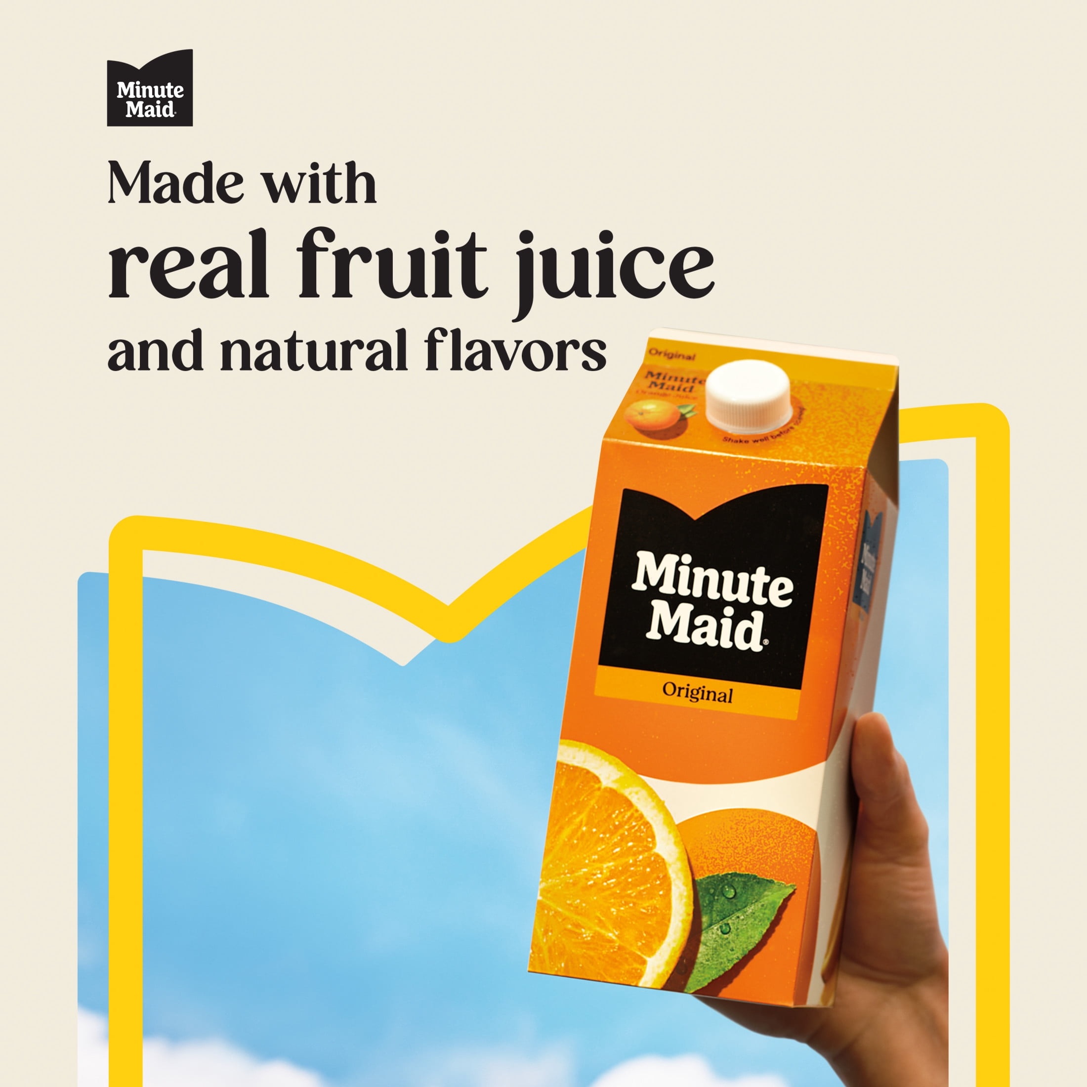 Minute Maid Orange Juice Carton, 59 fl oz