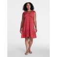 thumbnail image 2 of Time and Tru Women’s Empire Waist Mini Dress, Sizes XS-XXXL, 2 of 6