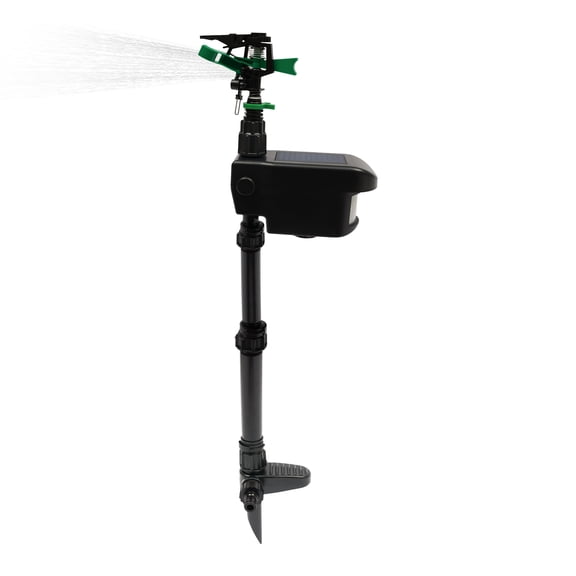 Solar Garden Water Sprinkler Sensor Motion Activated Adjustable repelling Sprinkler,Garden Outdoor Lawn Yard repelling Something Have Vital Signs